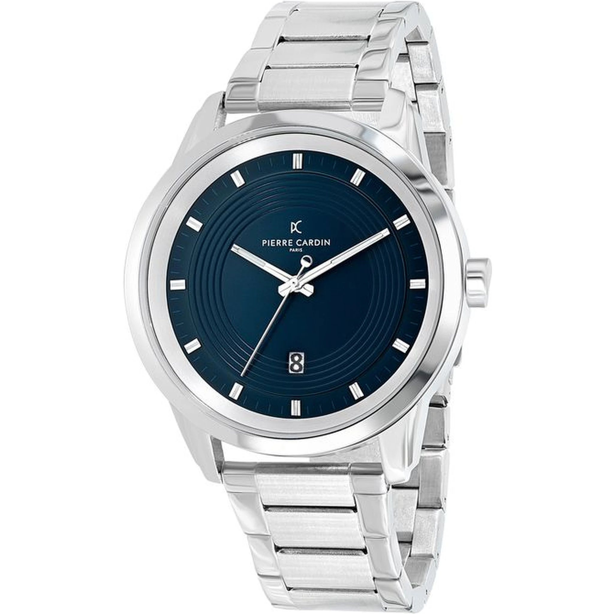 Gray Stainless Steel Dress Watch