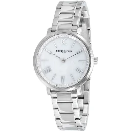 Gray Stainless Steel Dress Watch