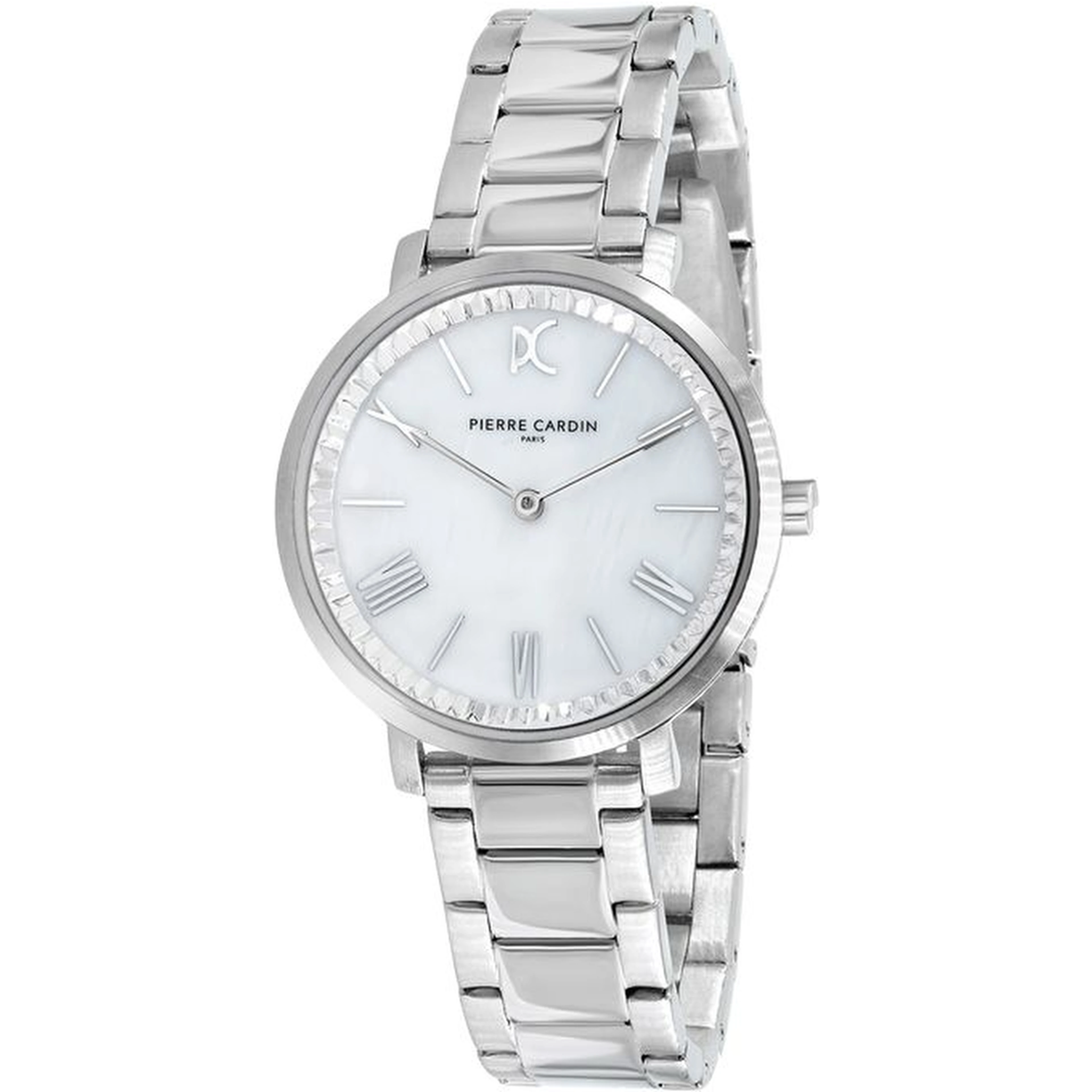Gray Stainless Steel Dress Watch