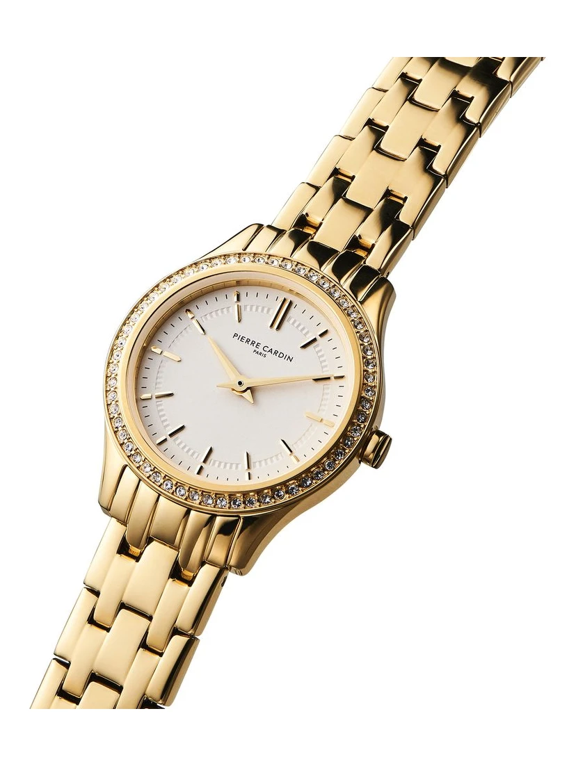 Gold Stainless Steel Dress Watch