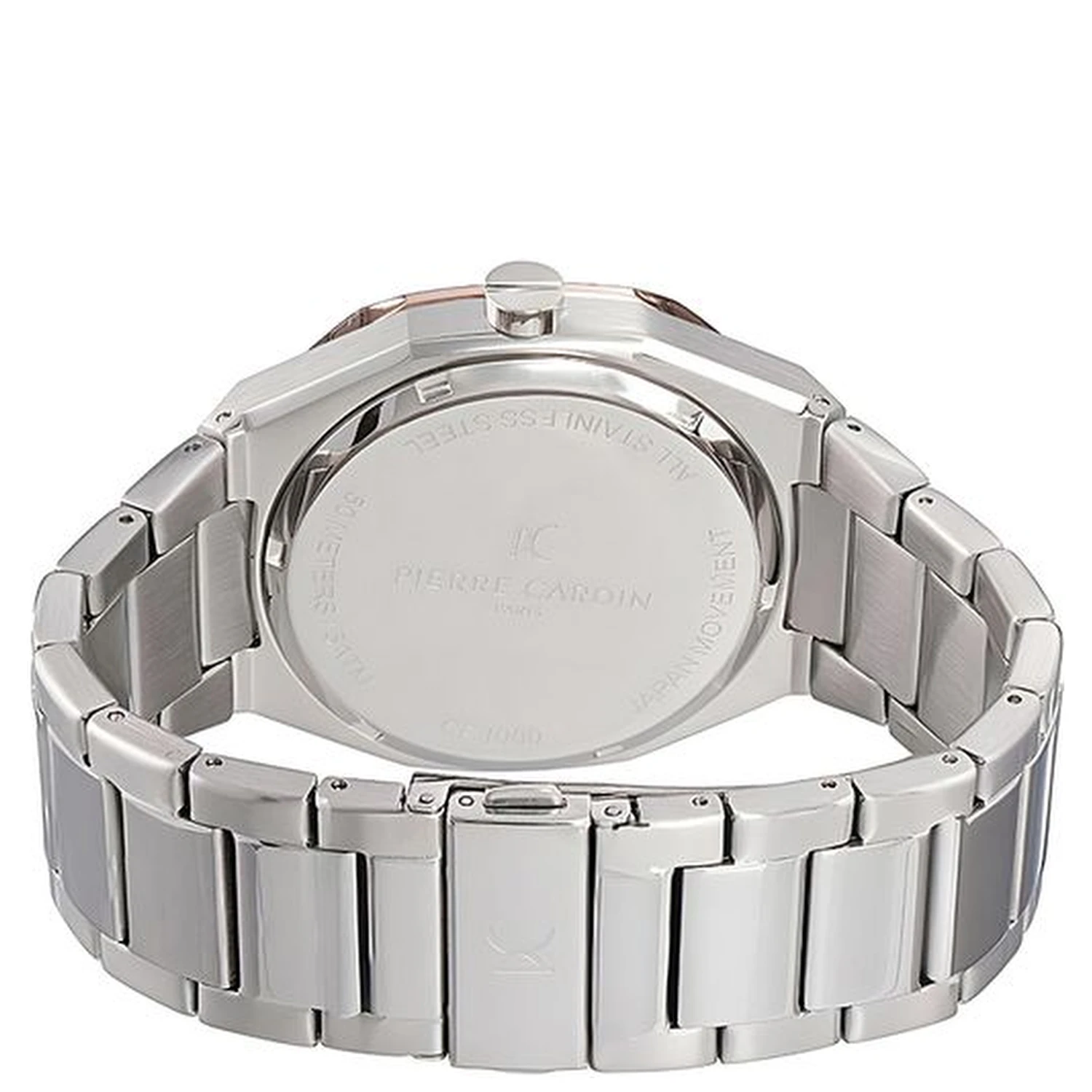 Gray Stainless Steel Dress Watch