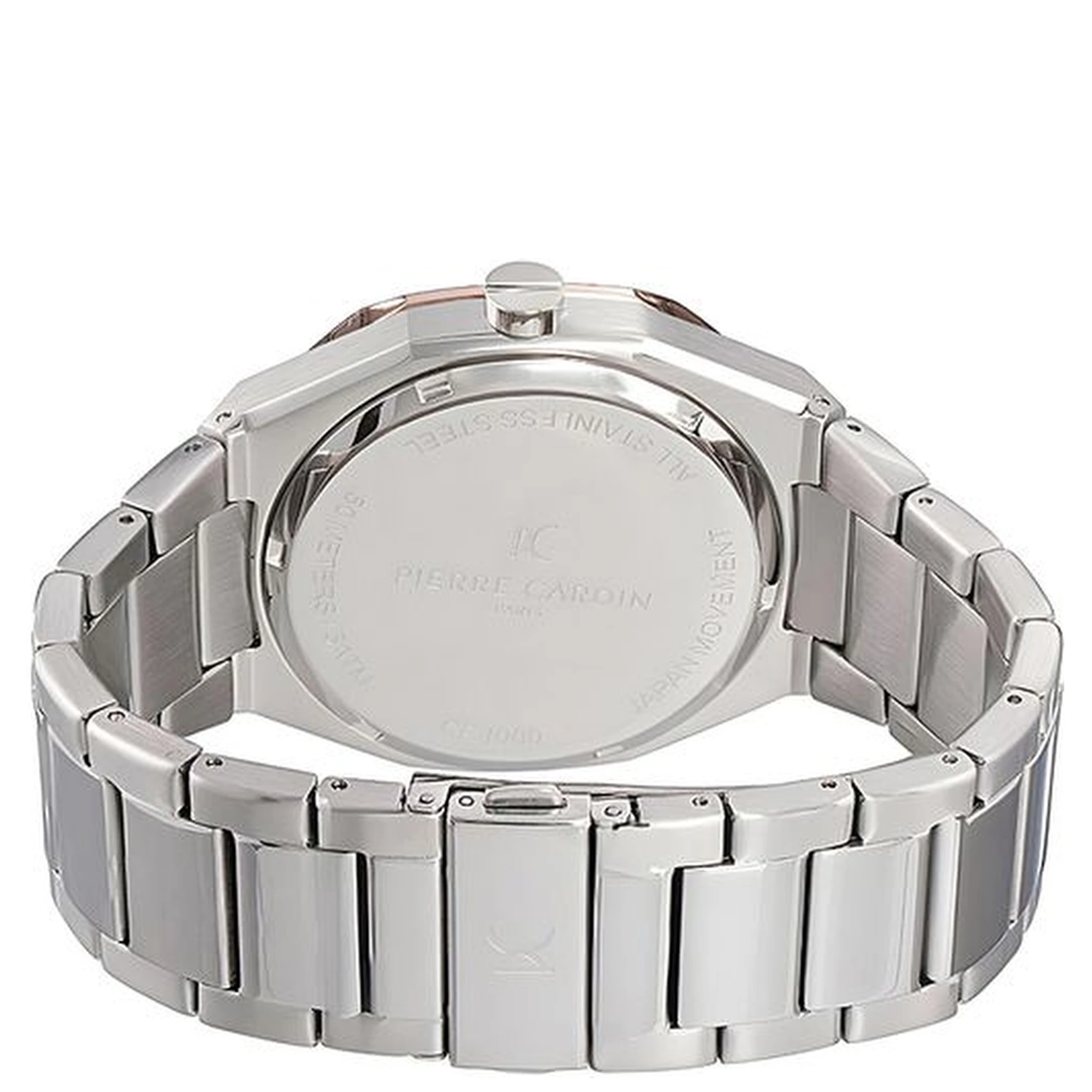 Gray Stainless Steel Dress Watch