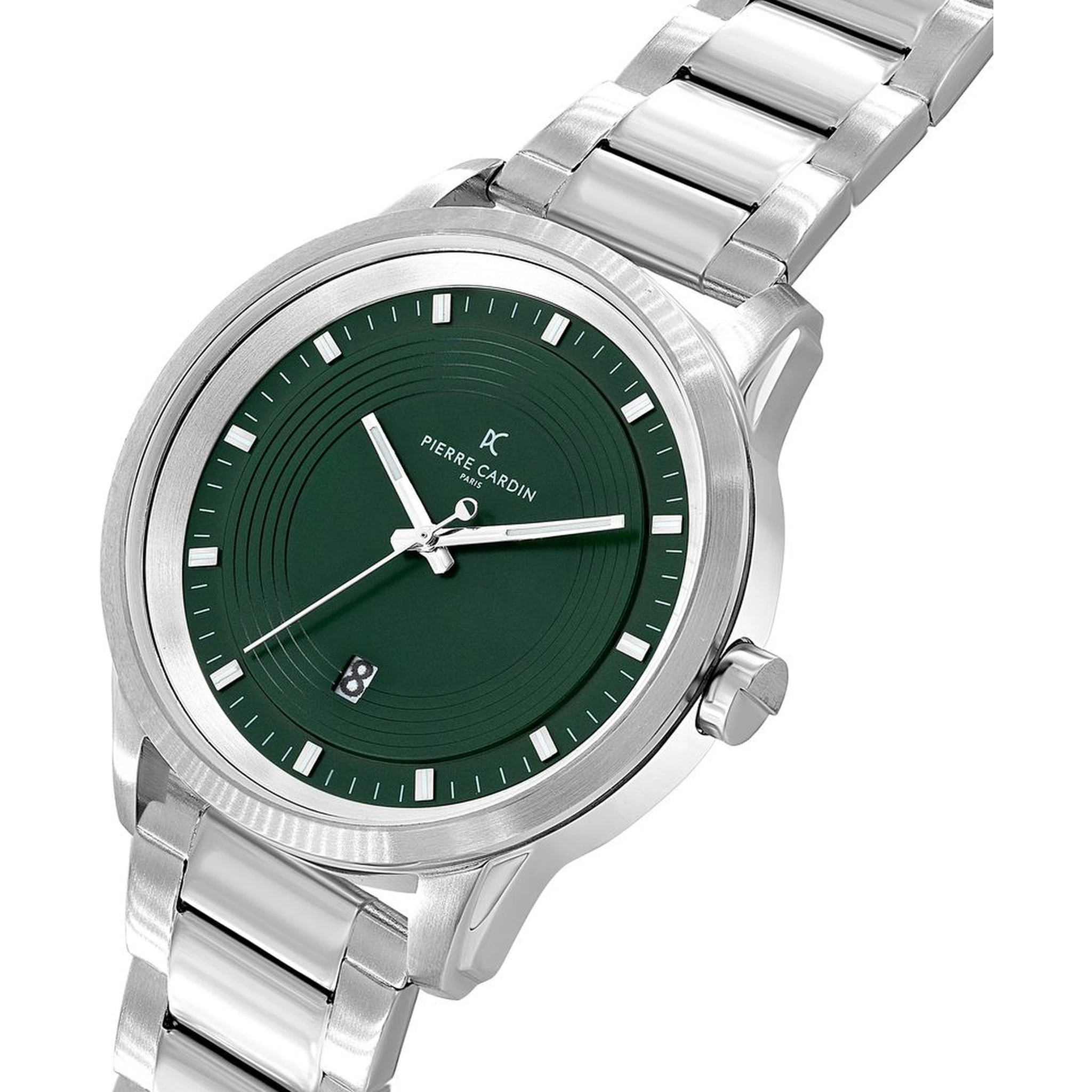 Gray Stainless Steel Dress Watch
