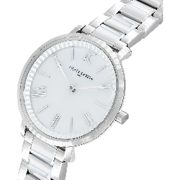 Gray Stainless Steel Dress Watch