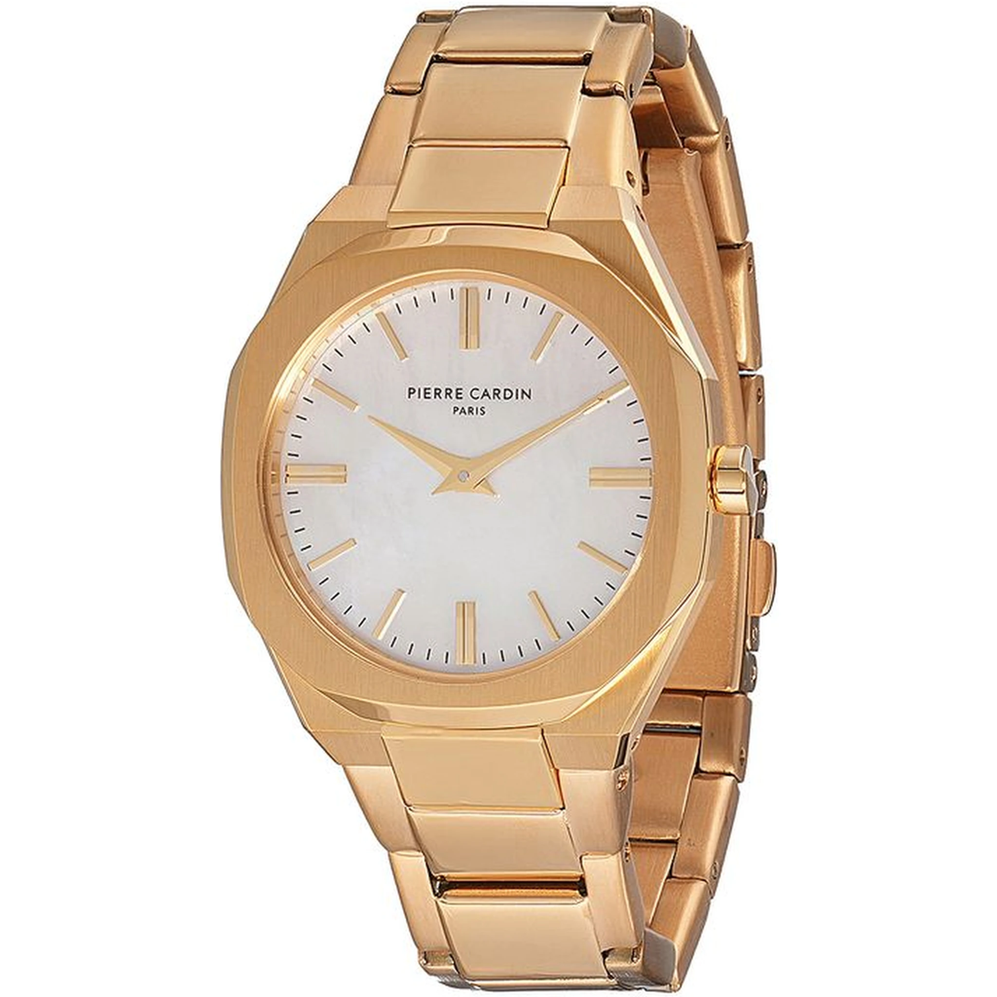 Gold Stainless Steel Dress Watch