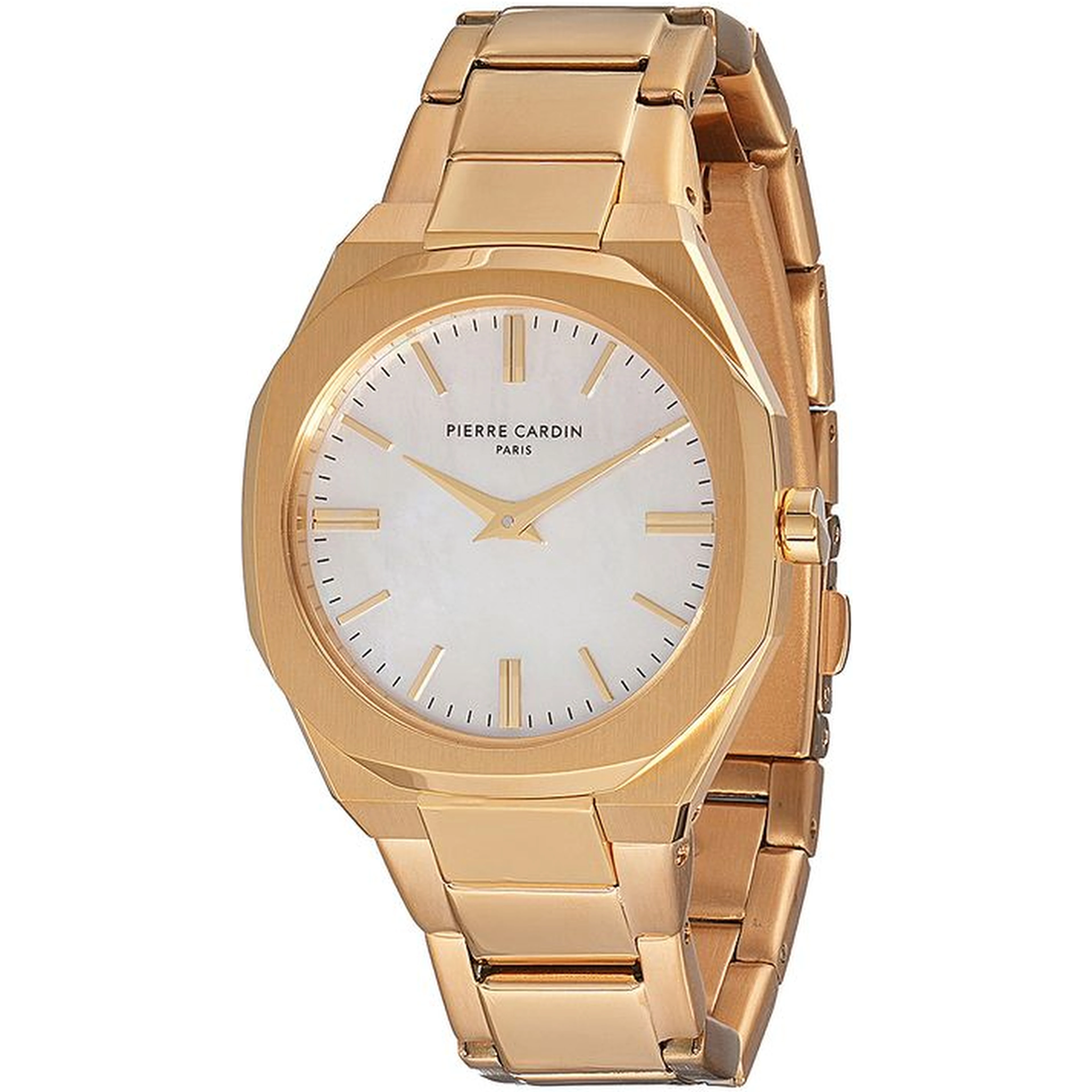 Gold Stainless Steel Dress Watch