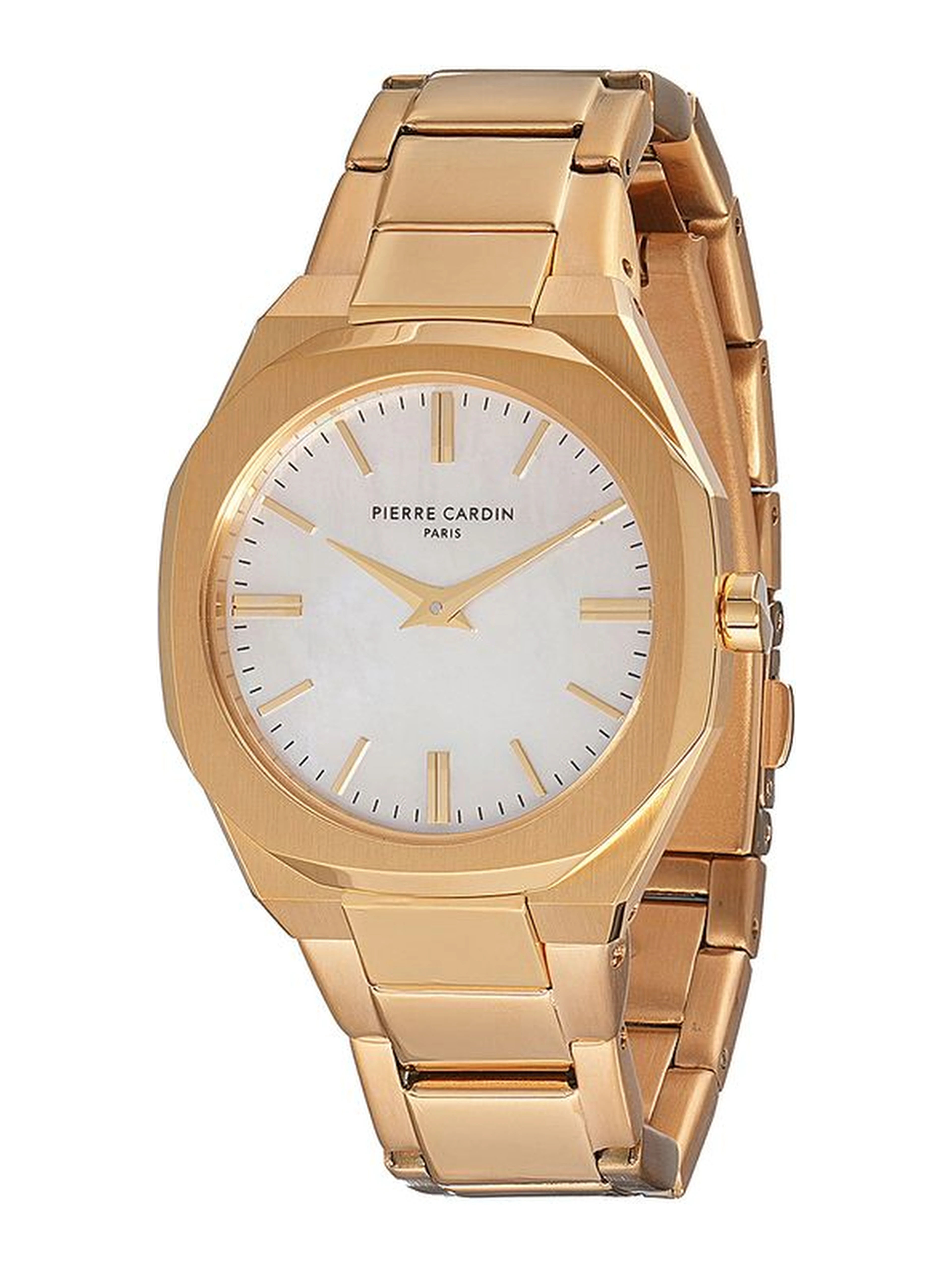 Gold Stainless Steel Dress Watch