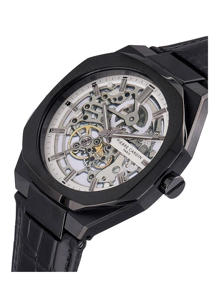 Black Leather Dress Watch alternative