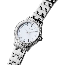 Gray Stainless Steel Dress Watch