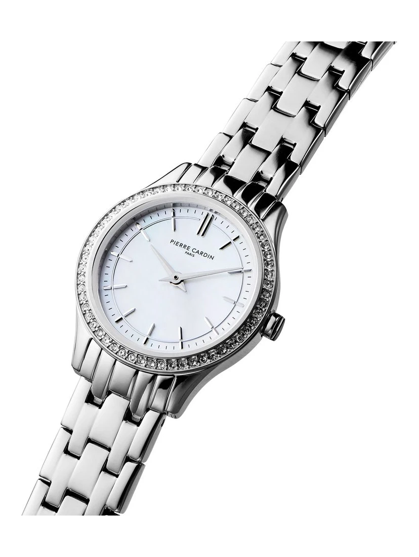 Gray Stainless Steel Dress Watch