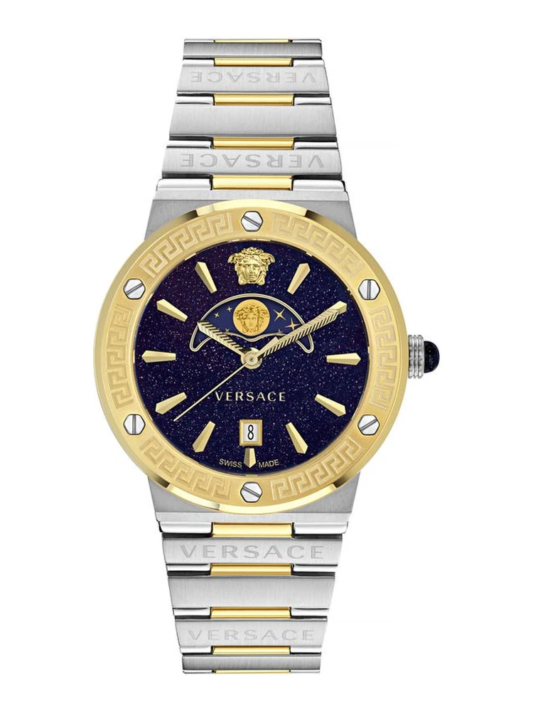 Gray Stainless Steel Dress Watch