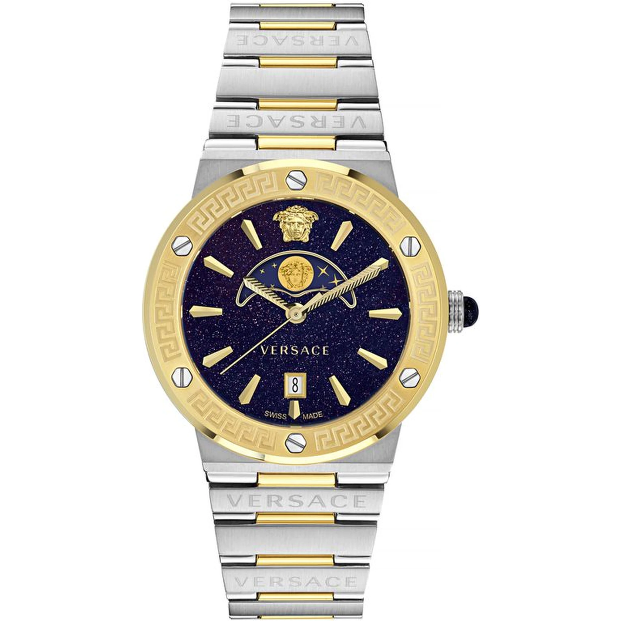 Gray Stainless Steel Dress Watch