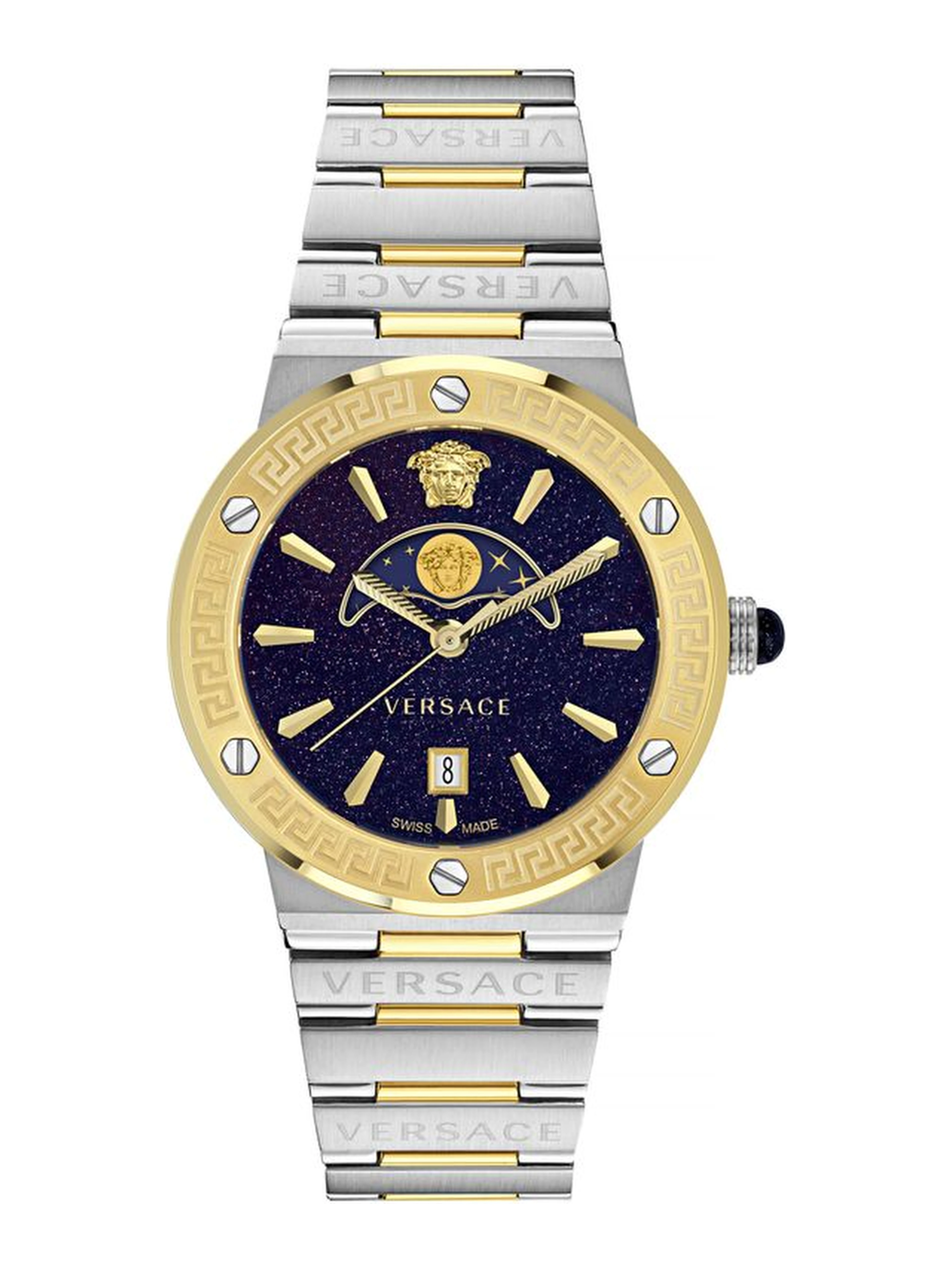 Gray Stainless Steel Dress Watch