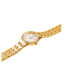 Gold Stainless Steel Dress Watch