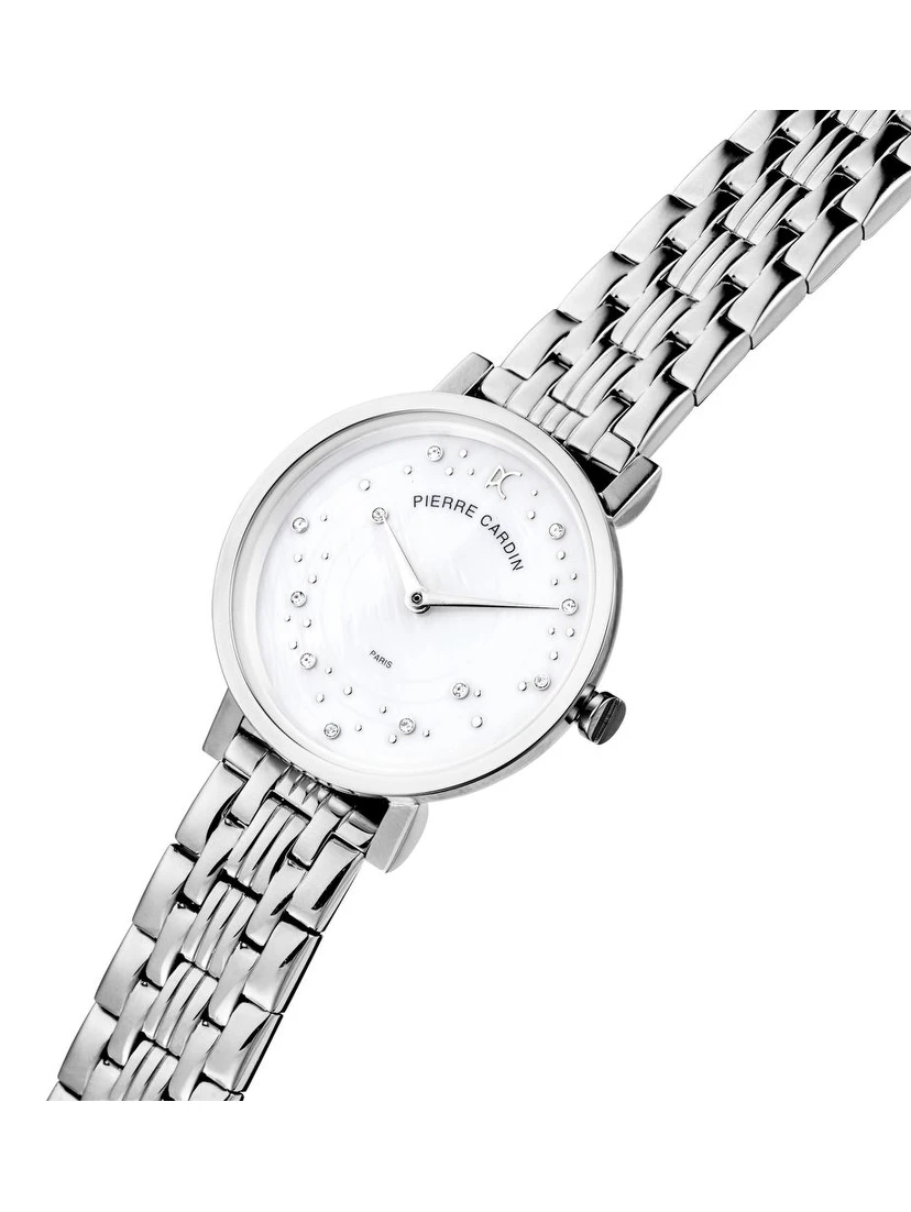 Gray Stainless Steel Dress Watch