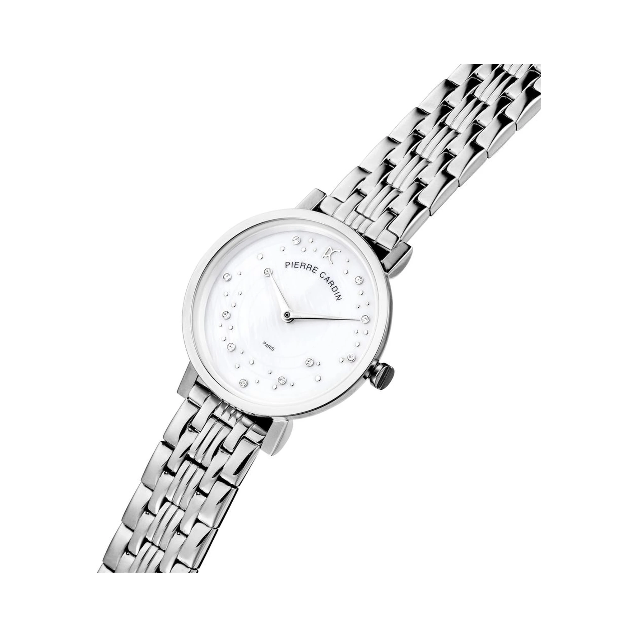 Gray Stainless Steel Dress Watch