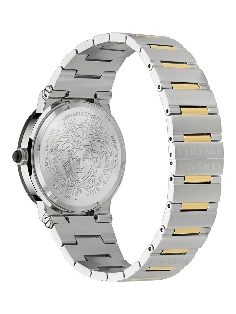 Gray Stainless Steel Dress Watch