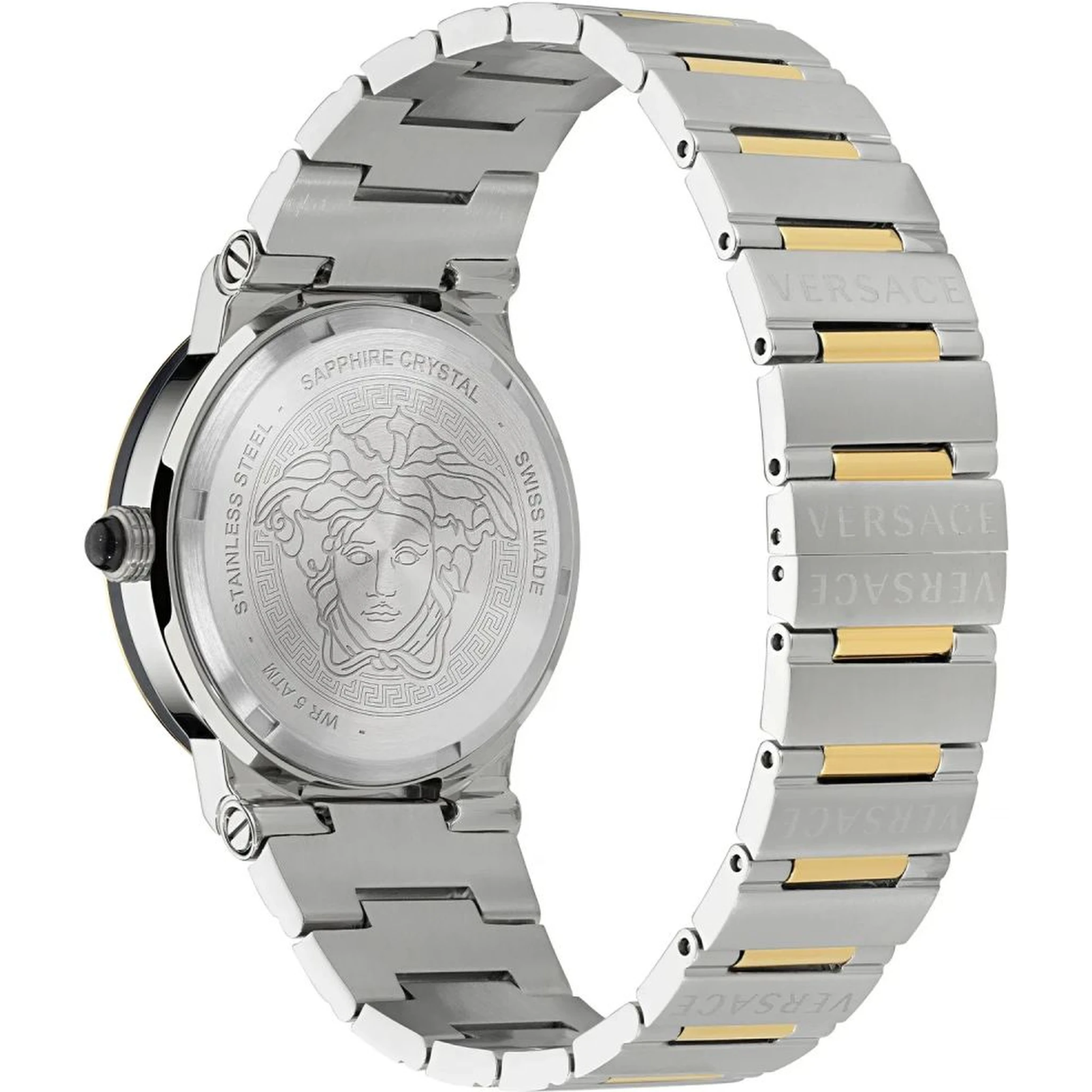 Gray Stainless Steel Dress Watch