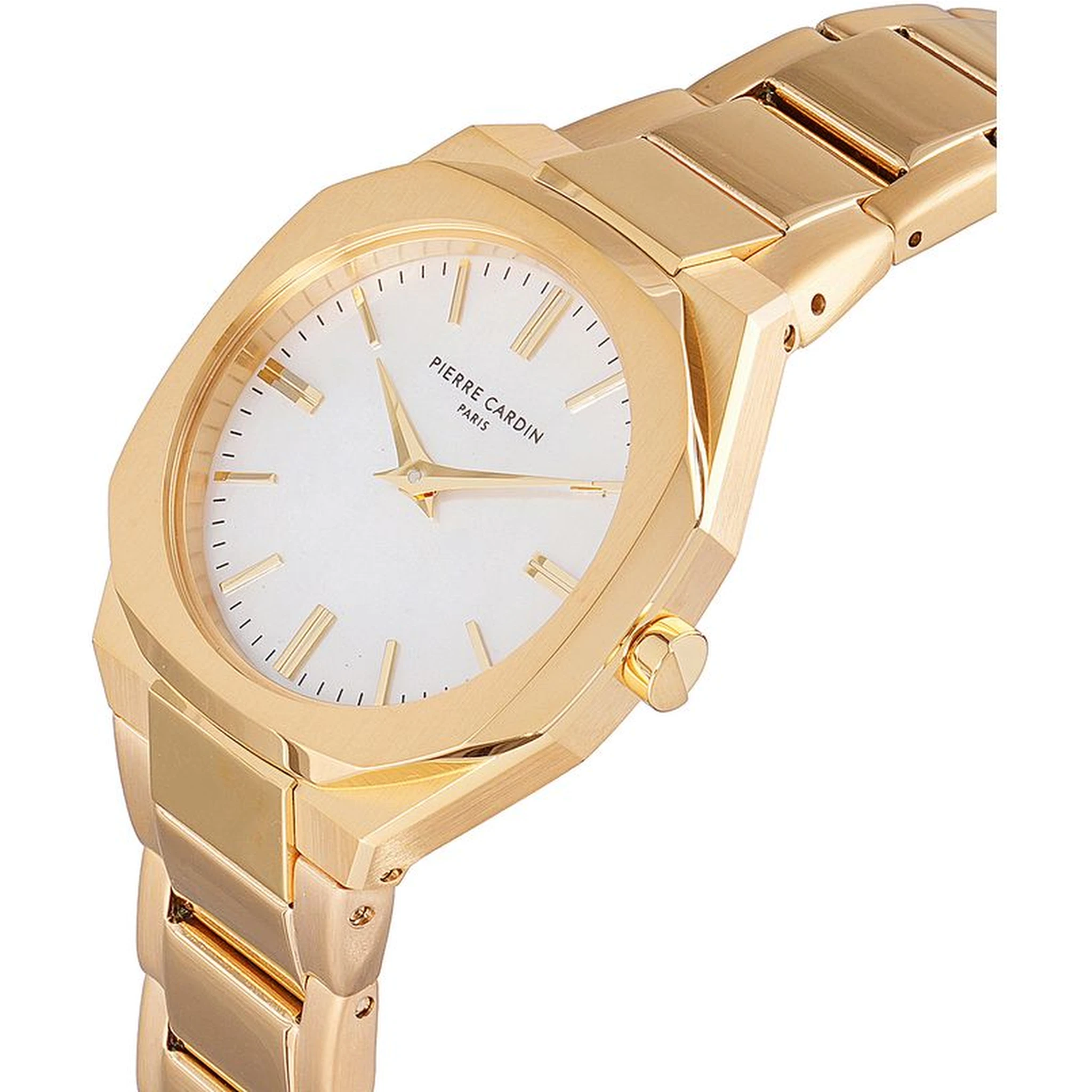 Gold Stainless Steel Dress Watch
