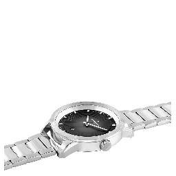 Gray Stainless Steel Dress Watch
