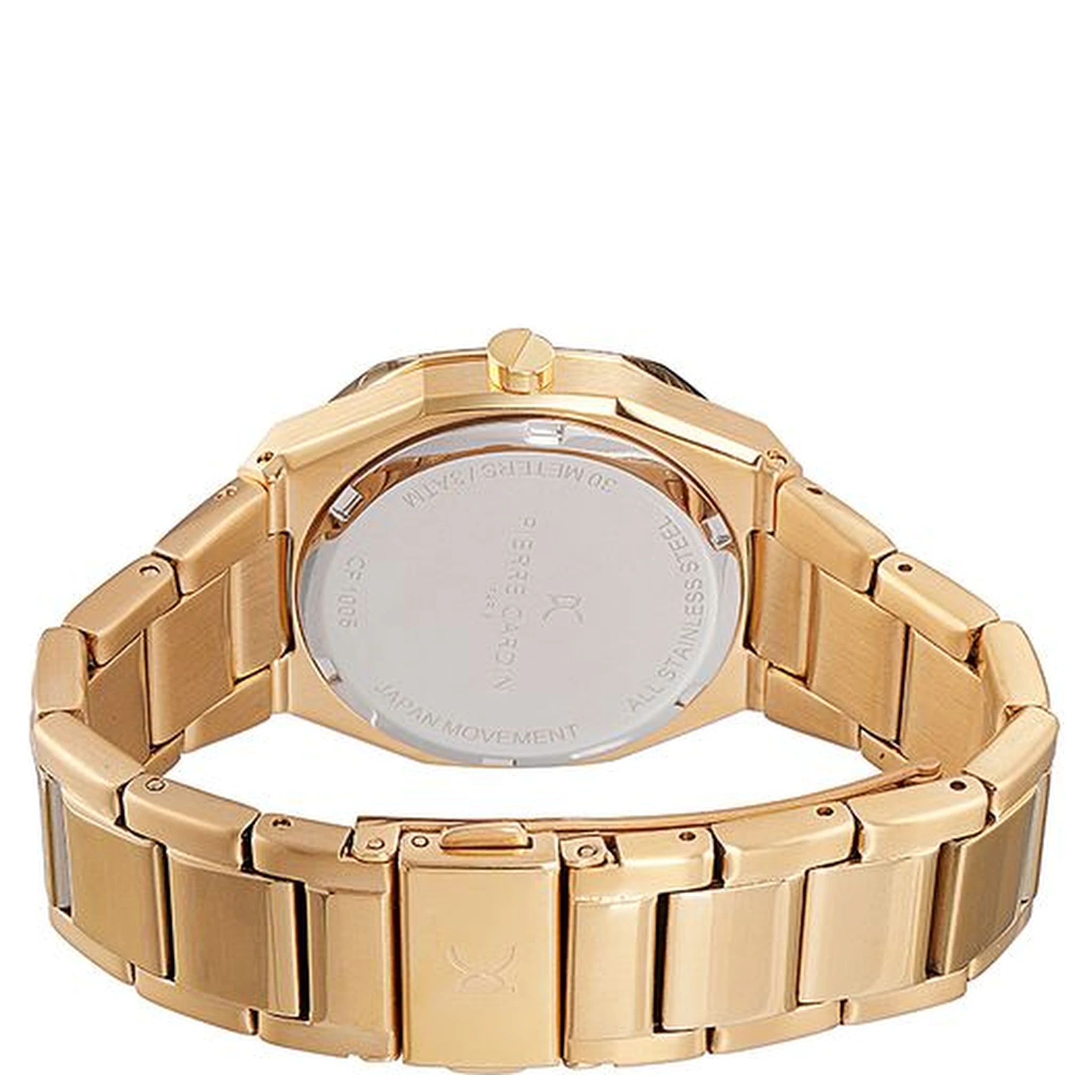 Gold Stainless Steel Dress Watch