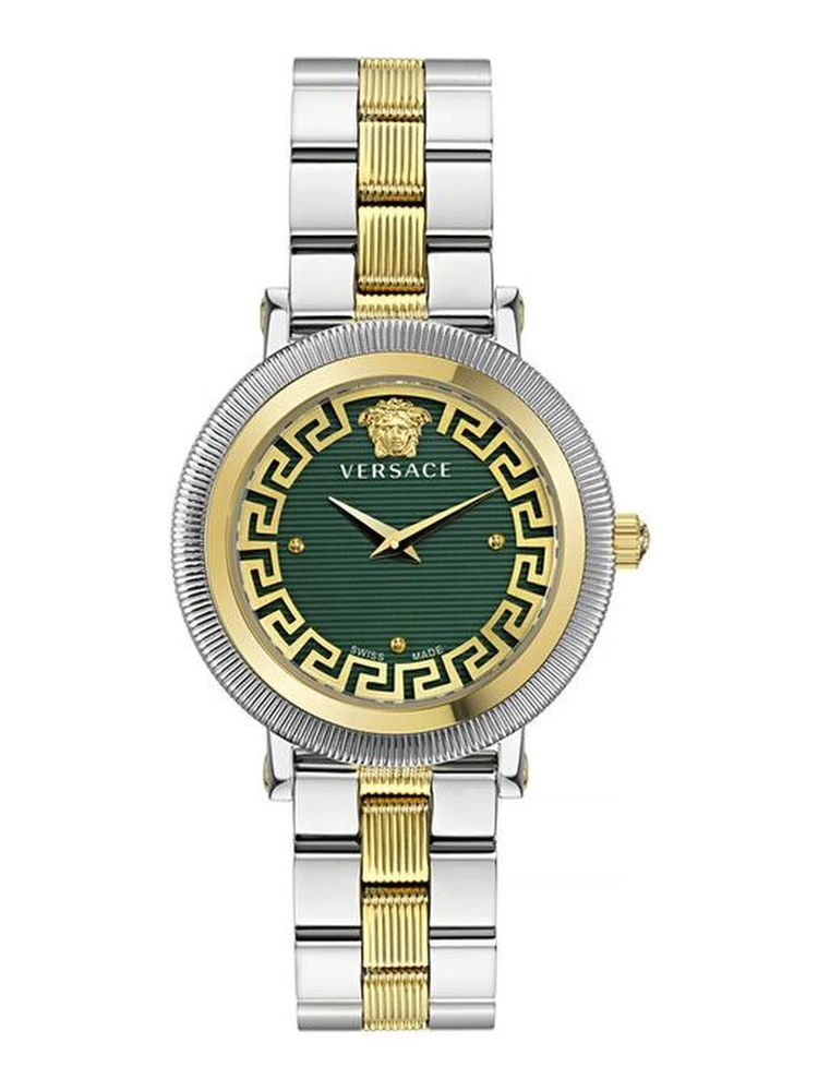 Gray Stainless Steel Dress Watch
