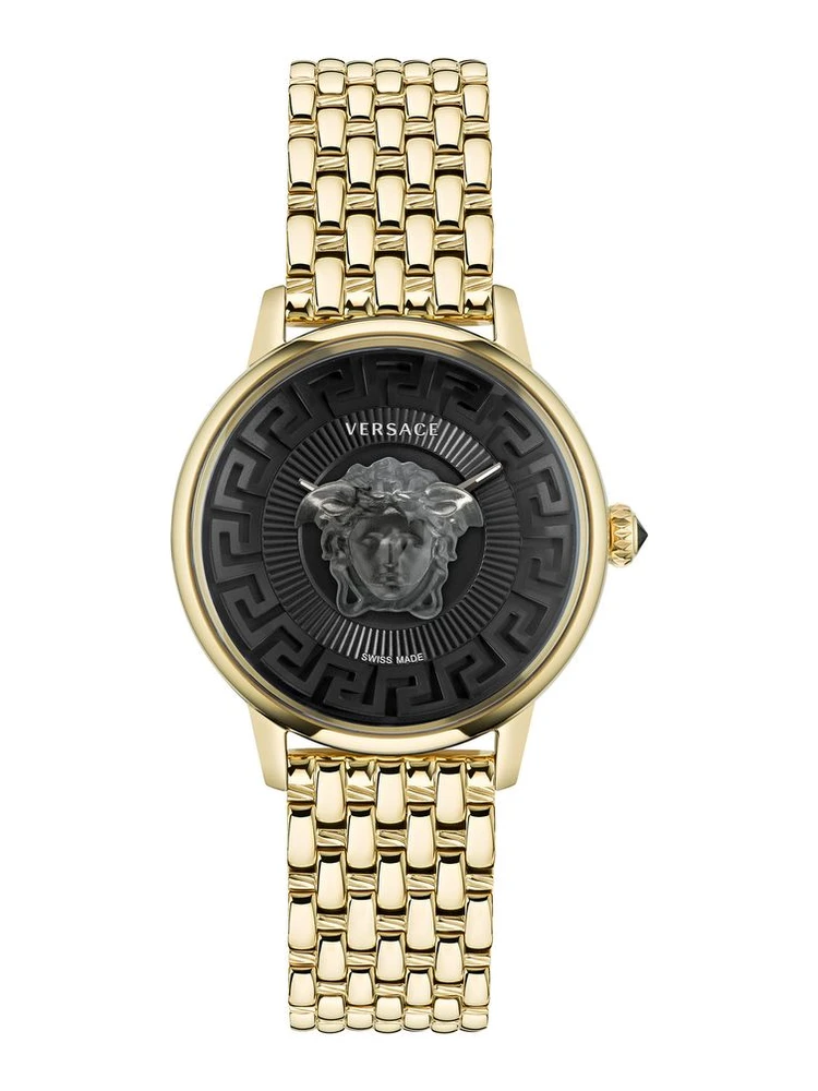 Gold Stainless Steel Dress Watch