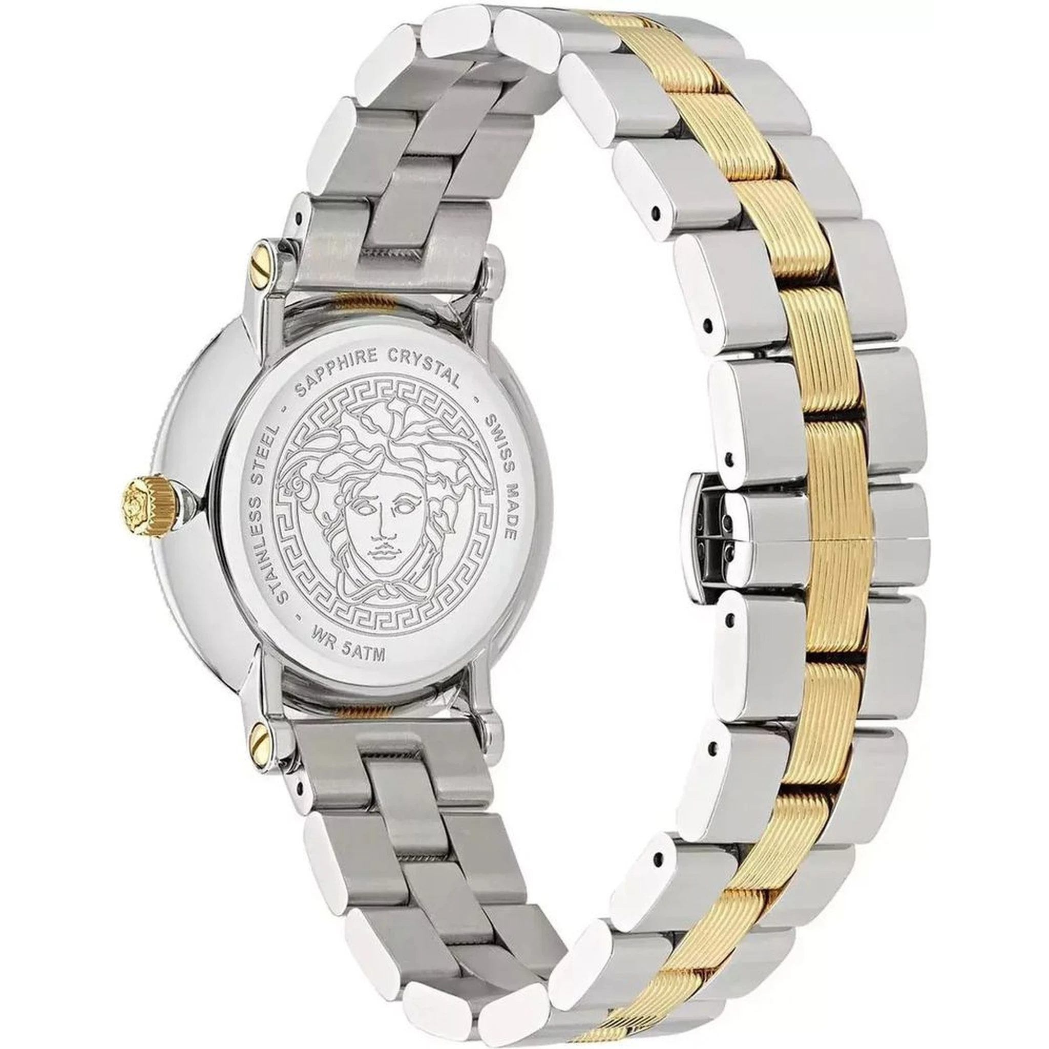 Gray Stainless Steel Dress Watch