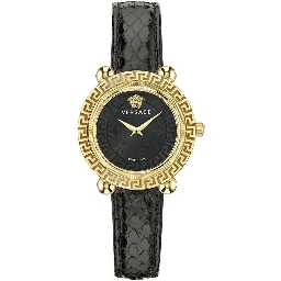 Black Fur Dress Watch
