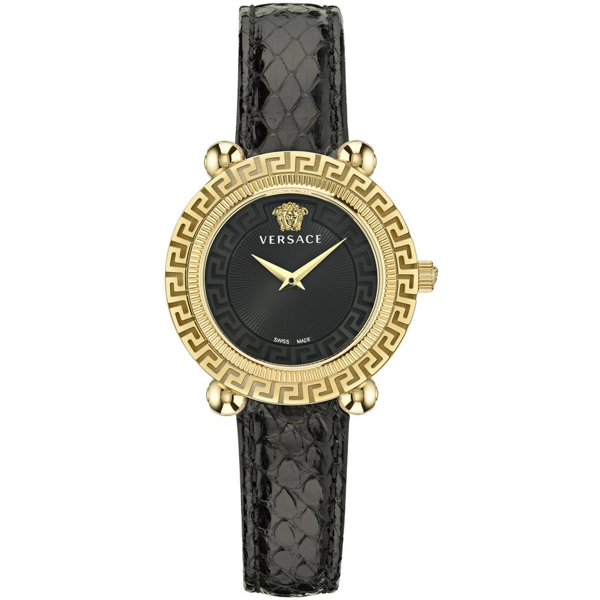 Black Fur Dress Watch