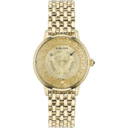 Gold Stainless Steel Dress Watch