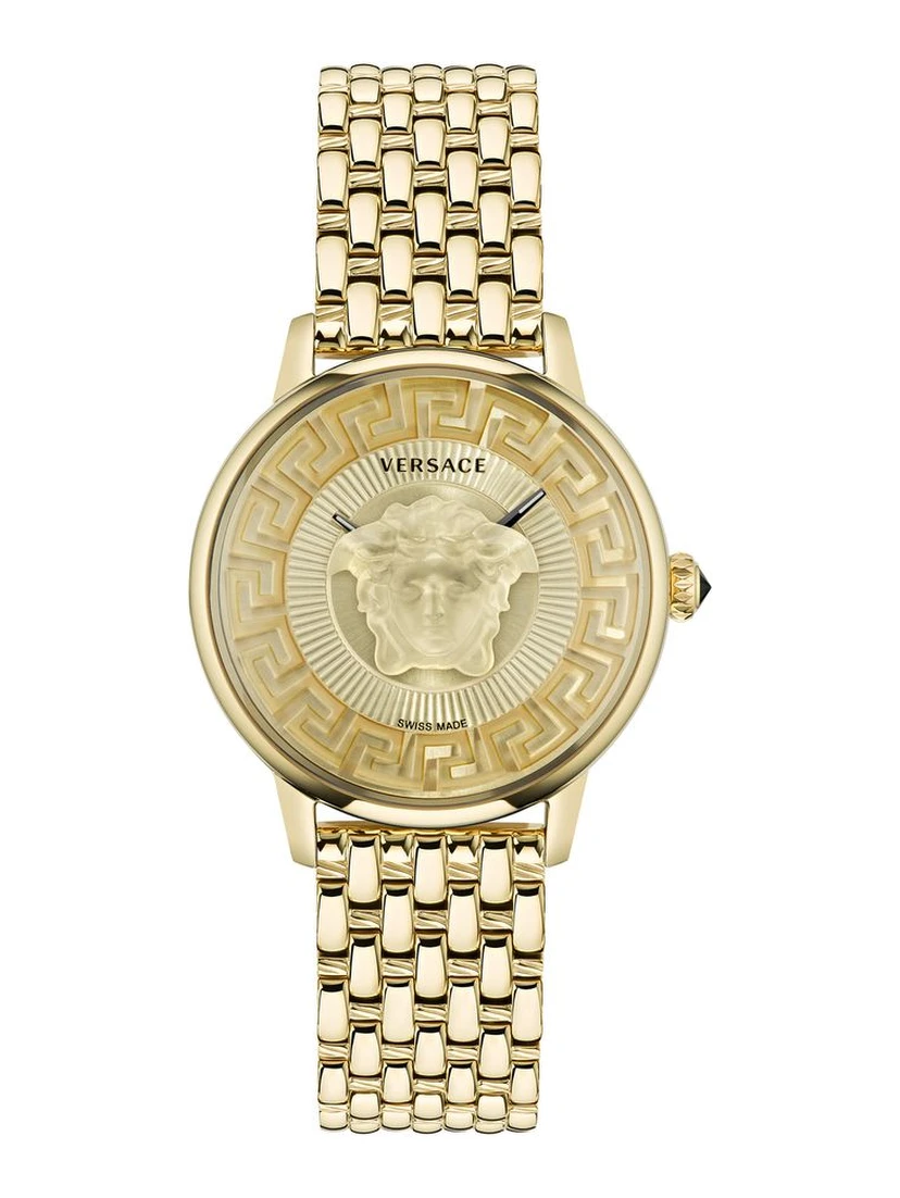 Gold Stainless Steel Dress Watch