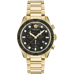 Gold Stainless Steel Dress Watch