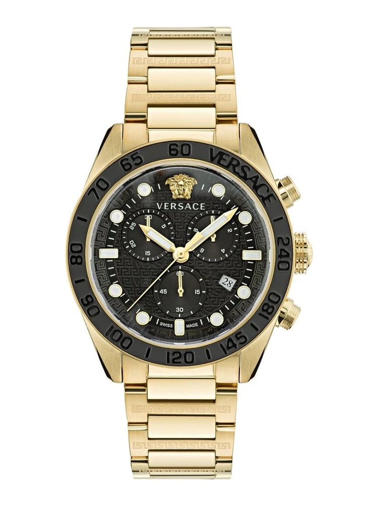 Gold Stainless Steel Dress Watch