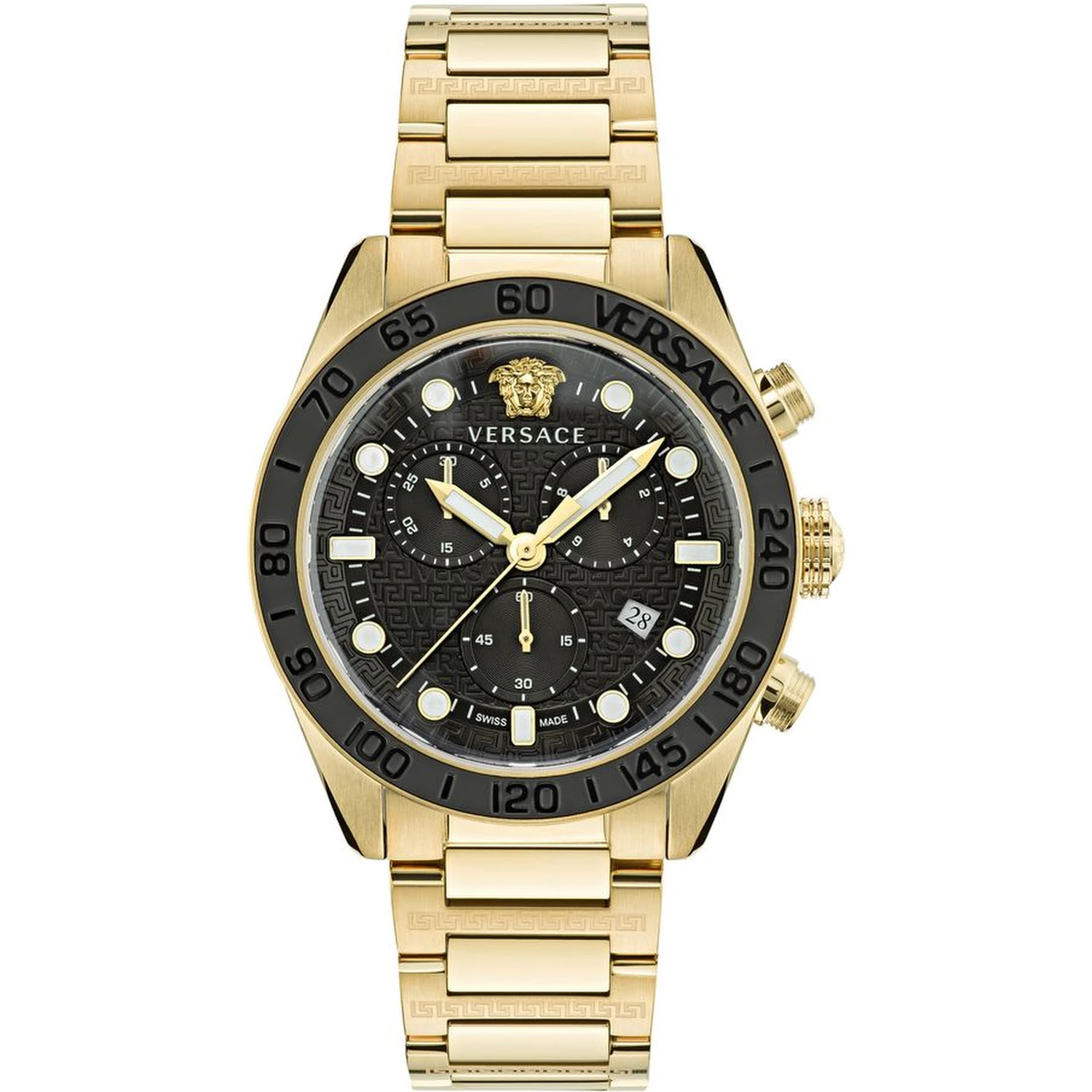 Gold Stainless Steel Dress Watch