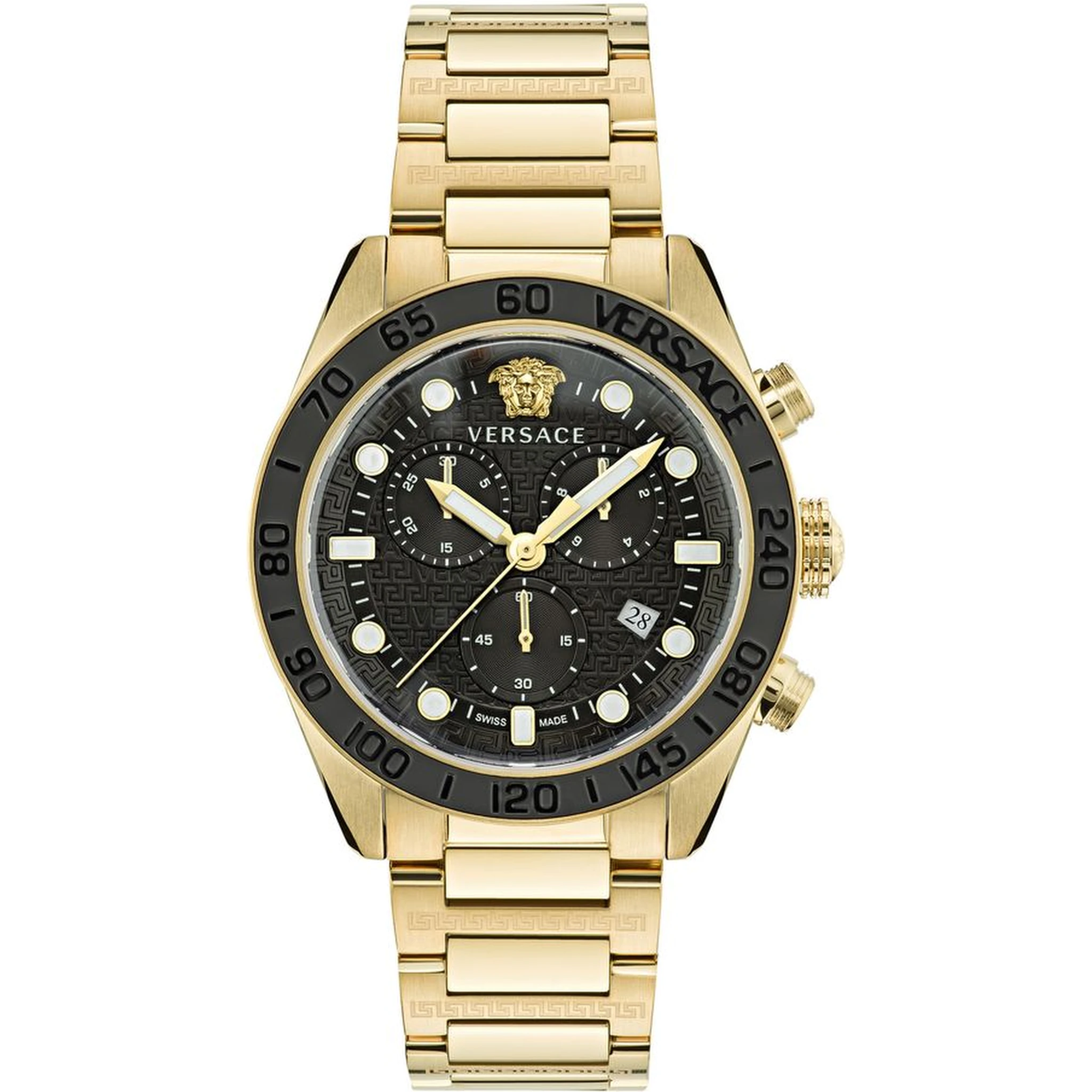 Gold Stainless Steel Dress Watch