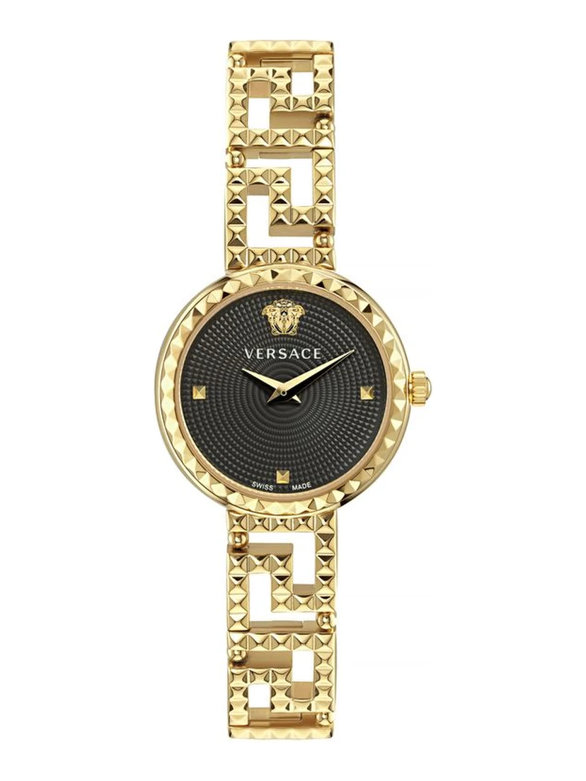 Gold Stainless Steel Dress Watch