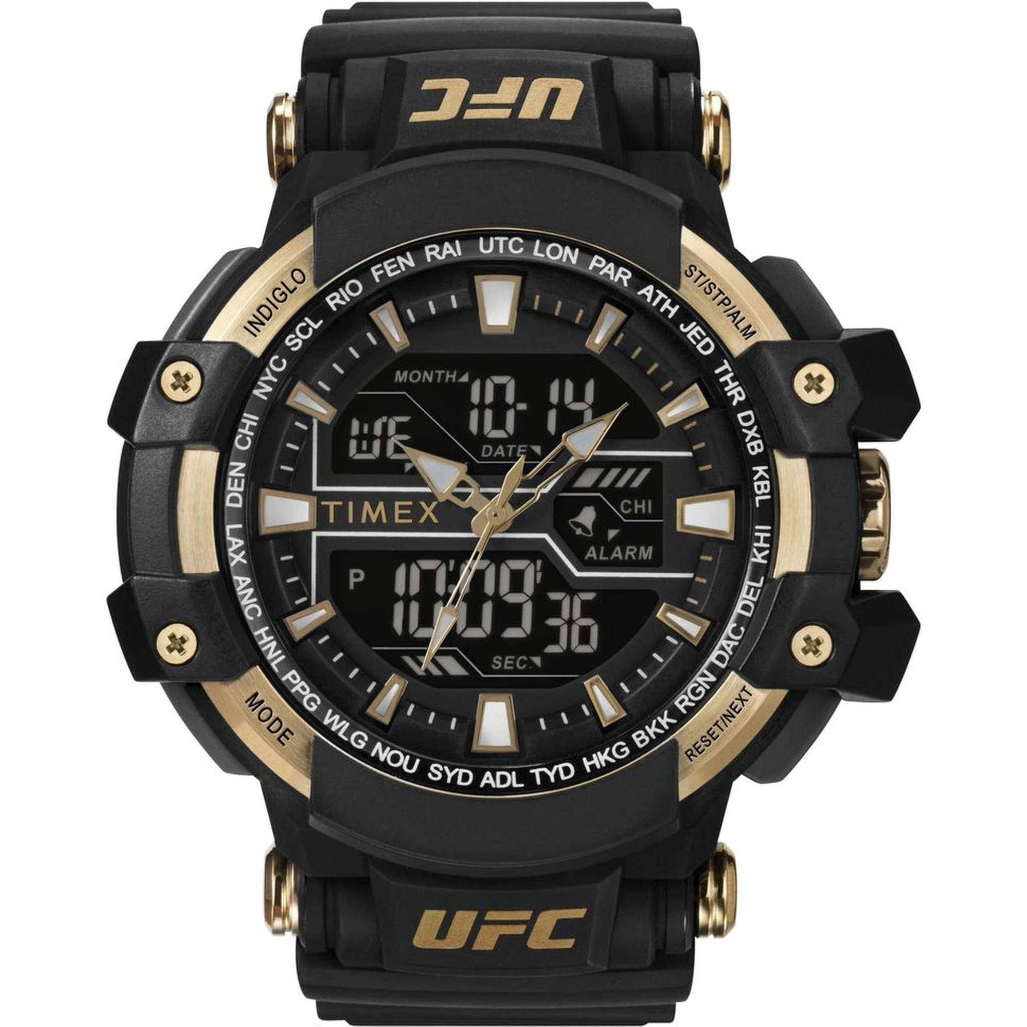 Black Rubber Sport Watch
