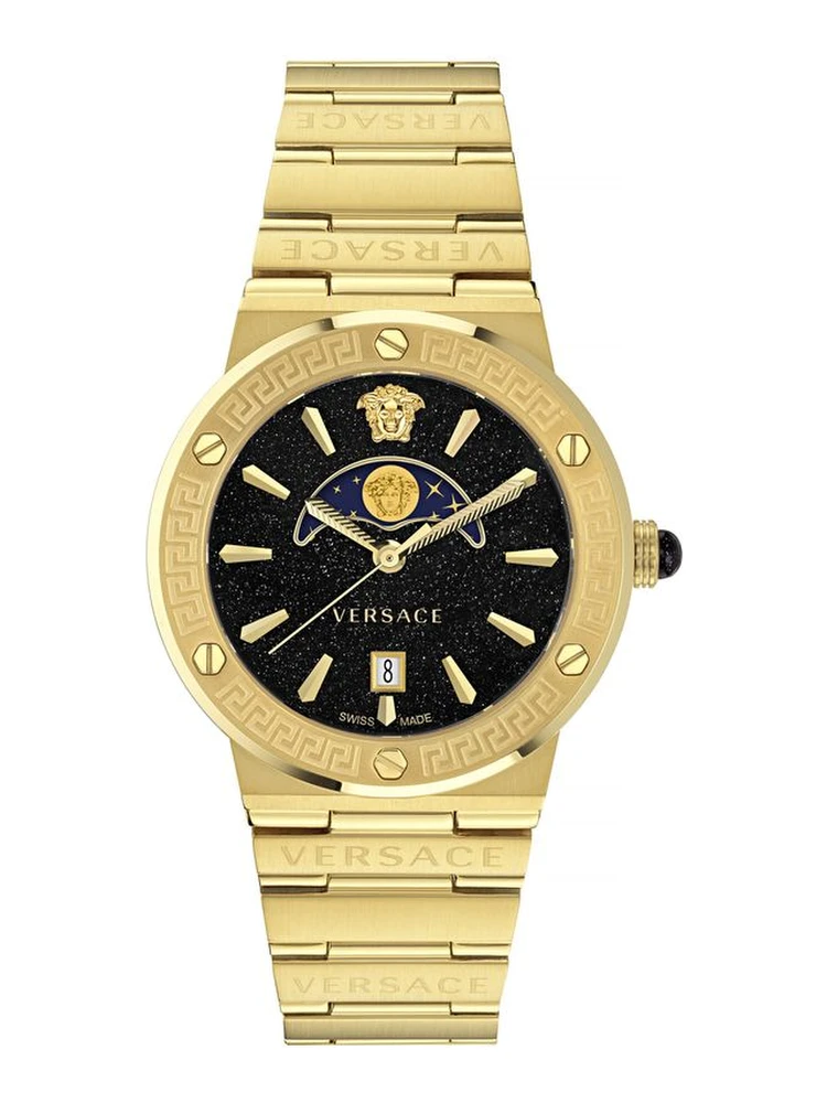 Gold Stainless Steel Dress Watch