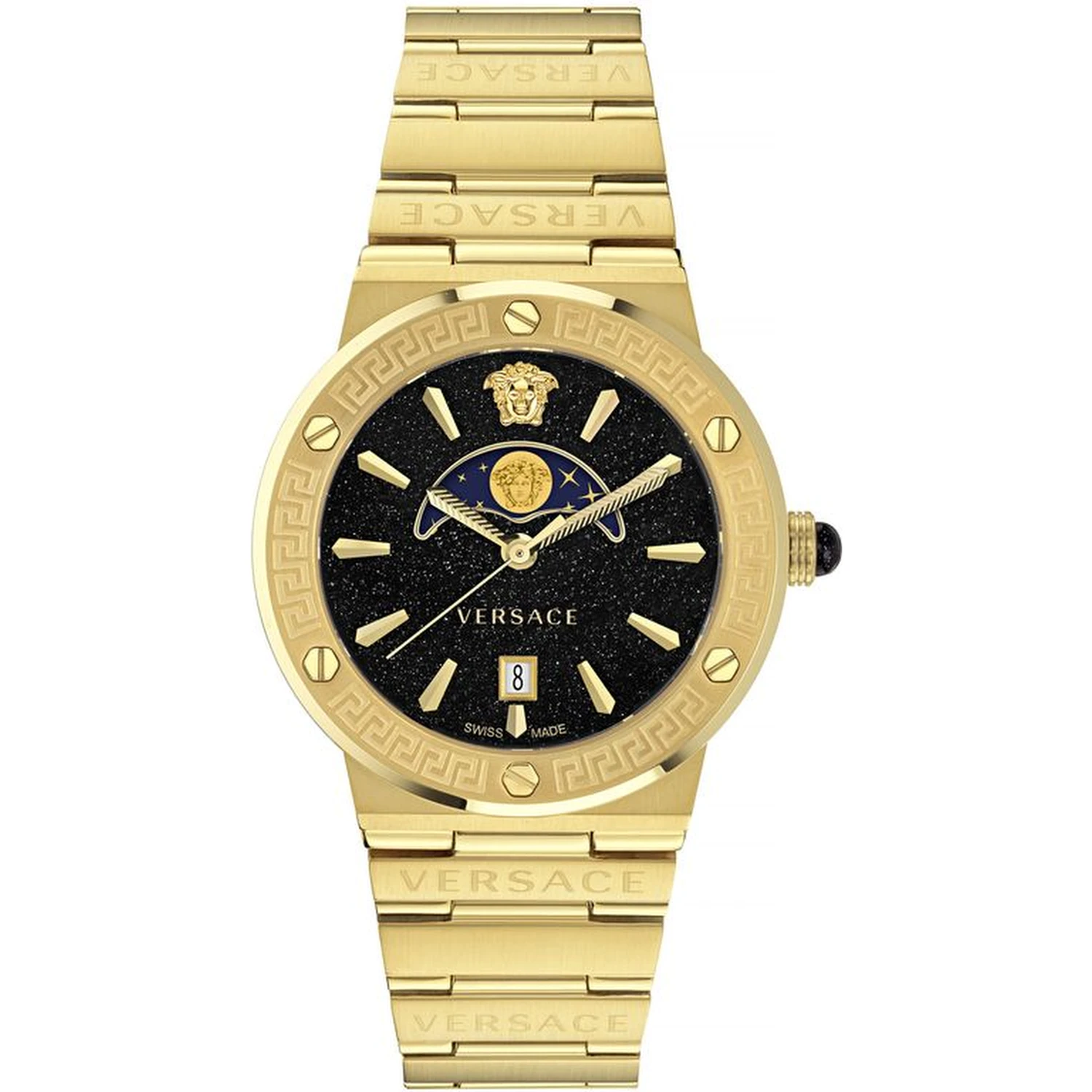 Gold Stainless Steel Dress Watch