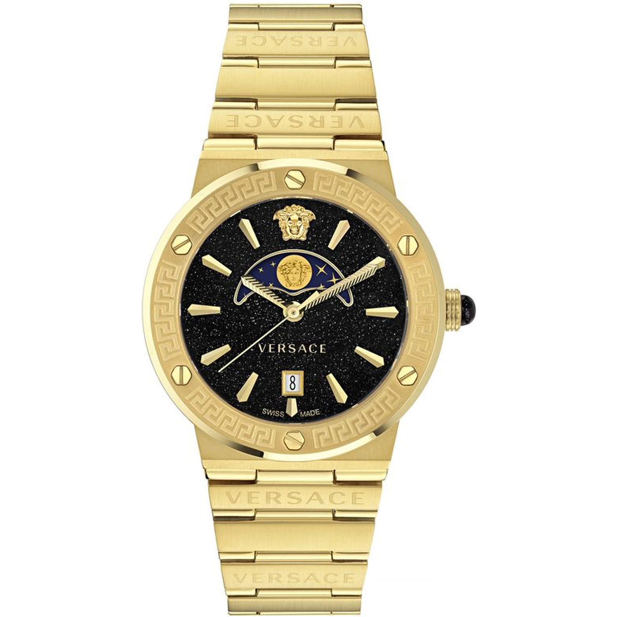 Gold Stainless Steel Dress Watch