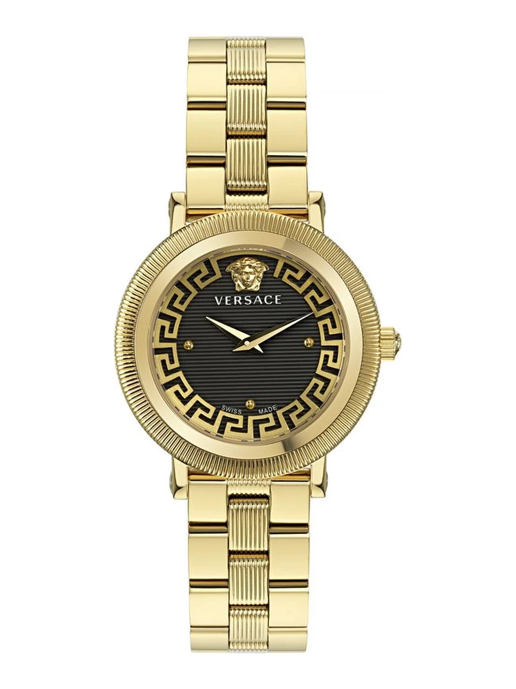 Gold Stainless Steel Dress Watch