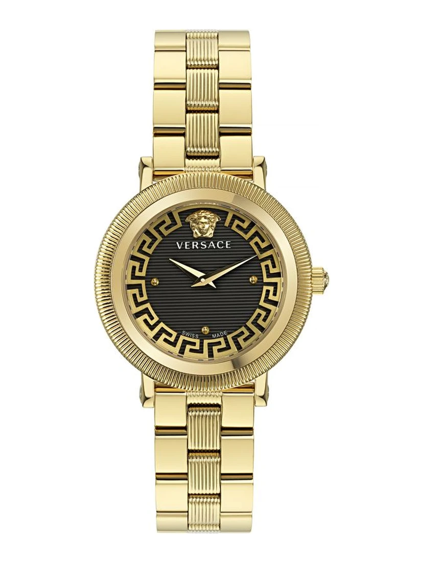 Gold Stainless Steel Dress Watch