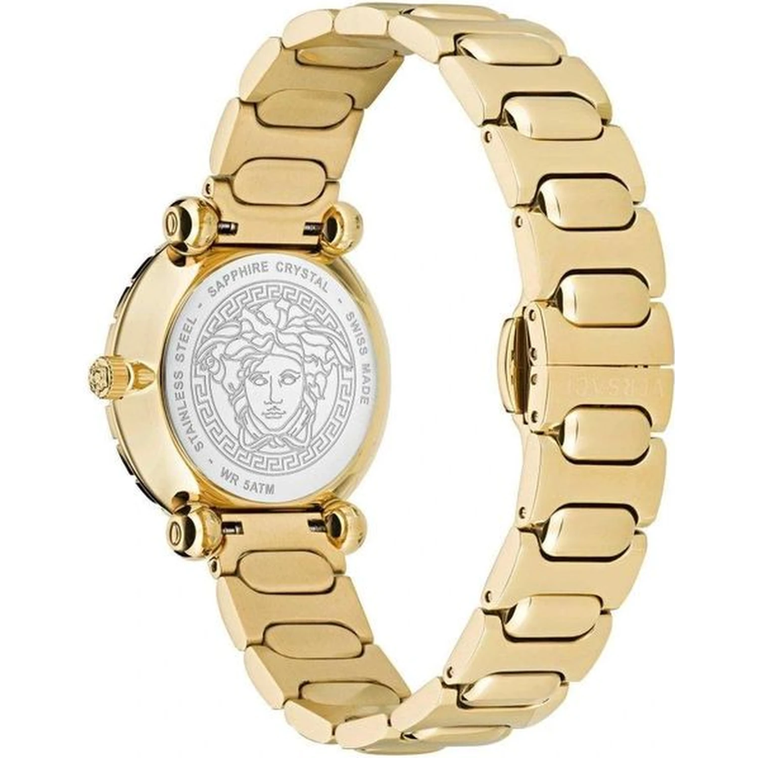 Gold Stainless Steel Dress Watch
