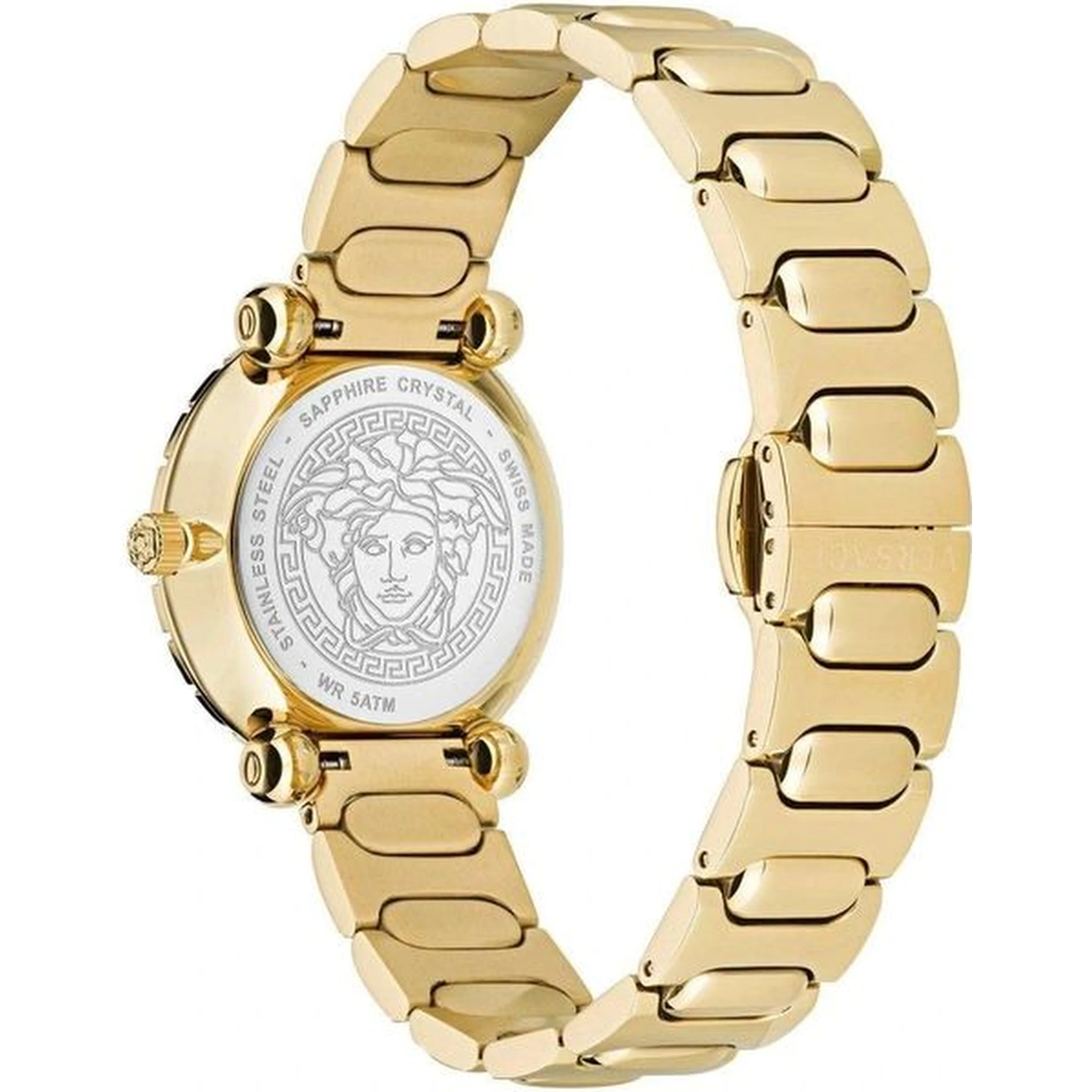 Gold Stainless Steel Dress Watch