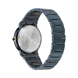 Blue Stainless Steel Dress Watch