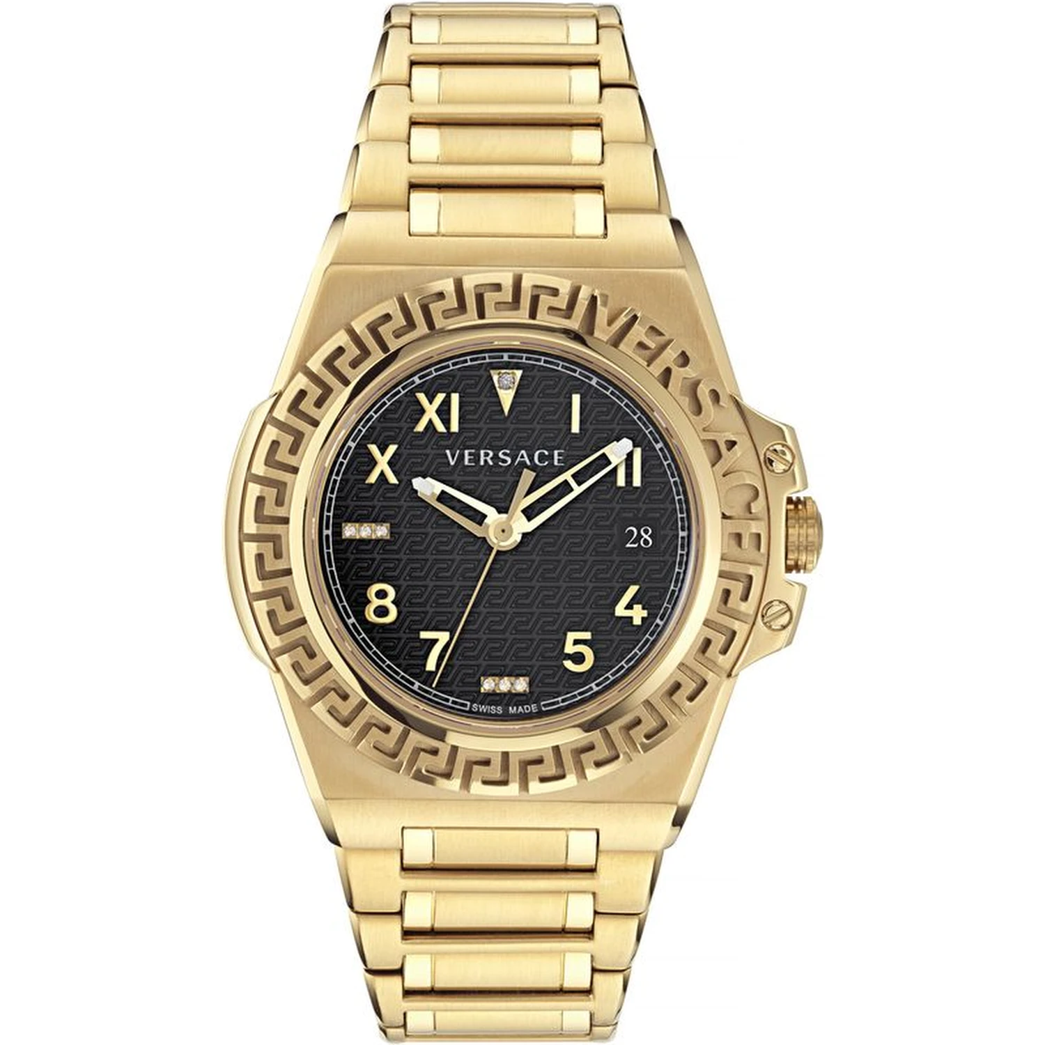 Gold Stainless Steel Dress Watch