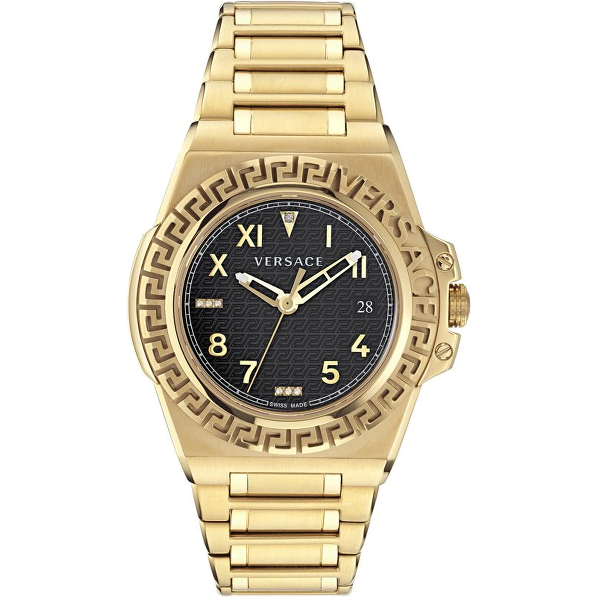 Gold Stainless Steel Dress Watch