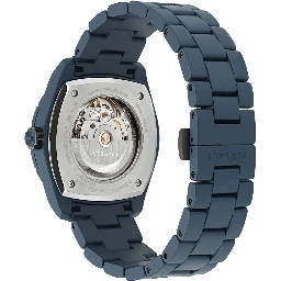 Blue Ceramic Dress Watch