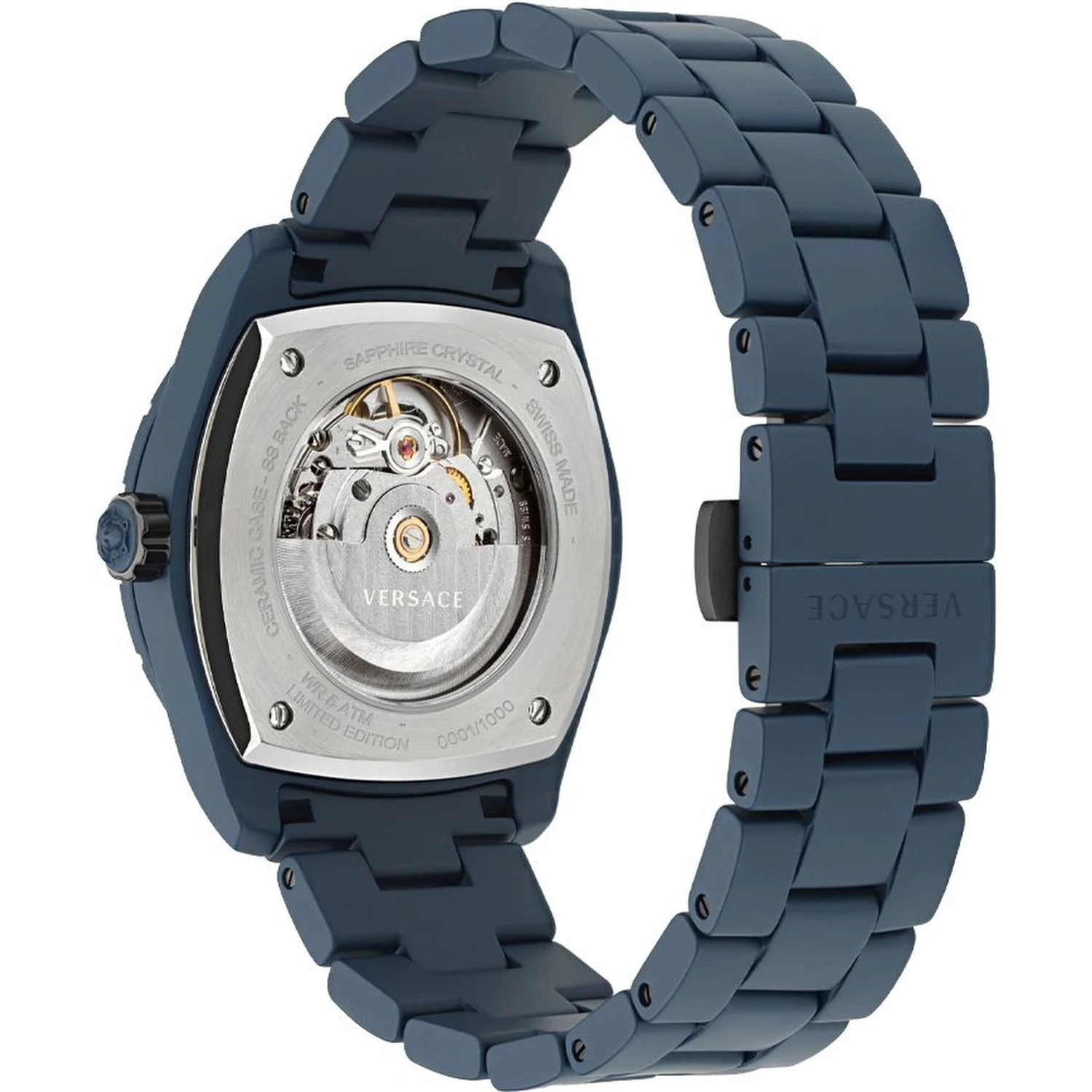 Blue Ceramic Dress Watch